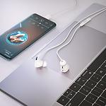 Фото HOCO M1 Pro Original Type-C White (6931474728593) наушники вкладыши с микрофоном #3