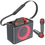 Изображение HOCO BS57 Jenny Black (6931474794666) портативная колонка 25W, 4.8Ah аккум, BT, FM, 2 wifi микрофона #1 Фото HOCO BS57 Jenny Black (6931474794666) портативная колонка 25W, 4.8Ah аккум, BT, FM, 2 wifi микрофона #1