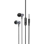 Фото HOCO M108 Spring Metal Gray (6931474797575) наушники вкладыши с микрофоном