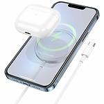 Изображение Беспроводное Wireless ЗУ HOCO CW47 Original series White (6931474795076) 15W magnetic #4 Фото Беспроводное Wireless ЗУ HOCO CW47 Original series White (6931474795076) 15W magnetic #4