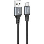 Изображение Кабель HOCO X92 Black (6931474788764) USB/Micro-USB, 3м, 2.4A, nylon+TPE+aluminium Фото Кабель HOCO X92 Black (6931474788764) USB/Micro-USB, 3м, 2.4A, nylon+TPE+aluminium