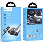 Изображение Автомобильное ЗУ Hoco Z51 Gray (6942007600439) 3*USB-A+2*USB-C+2*Cigarete-in,147W Max, QC3.0, PD 30W #5 Фото Автомобильное ЗУ Hoco Z51 Gray (6942007600439) 3*USB-A+2*USB-C+2*Cigarete-in,147W Max, QC3.0, PD 30W #5