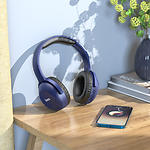 Изображение HOCO W33 wireless Blue (6931474755087) наушники с микрофоном накладные, Bluetooth 5.3 #3 Фото HOCO W33 wireless Blue (6931474755087) наушники с микрофоном накладные, Bluetooth 5.3 #3