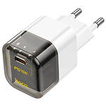 Изображение Сетевое ЗУ Hoco C125A Transparent Black (6931474798336) USB-C, QC3.0, PD 20W Фото Сетевое ЗУ Hoco C125A Transparent Black (6931474798336) USB-C, QC3.0, PD 20W