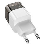 Изображение Сетевое ЗУ Hoco C125A Transparent Black (6931474798336) USB-C, QC3.0, PD 20W #1 Фото Сетевое ЗУ Hoco C125A Transparent Black (6931474798336) USB-C, QC3.0, PD 20W #1