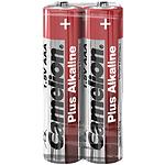 Фото Батарейка CAMELION LR03-SP2 Plus Alkaline Red AAA (4260033150356) 2шт/shrink