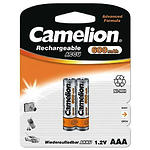 Аккумулятор CAMELION NH-AAA600BP2 NiMh AAA/R03 600 mAh 1.2V (4260033151704) 2шт/blister - фото