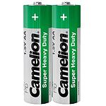 Фото Батарейка CAMELION R6P-SP2G Super Heavy Duty Green AA (4260033156464) 2шт/shrink
