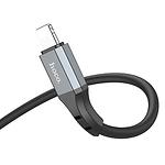 Фото Кабель HOCO X92 Black (6931474788757) USB/Lightning, 3м, 2.4A, 20W, nylon+TPE+aluminium #3