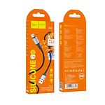 Фото Кабель HOCO X92 Black (6931474788757) USB/Lightning, 3м, 2.4A, 20W, nylon+TPE+aluminium #5