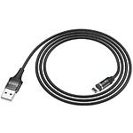 Фото Кабель HOCO U76 Black (6931474716705) USB/Lightning, 1.2м, 2A, TPE+nylon, magnetic #2