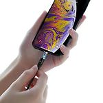 Фото Кабель HOCO U76 Black (6931474716705) USB/Lightning, 1.2м, 2A, TPE+nylon, magnetic #3