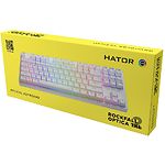 Изображение Клавиатура HATOR Rockfall 2 Optica TKL black-white (HTK-731) #1 Фото Клавиатура HATOR Rockfall 2 Optica TKL black-white (HTK-731) #1