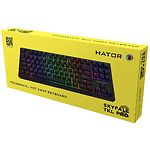 Изображение Клавиатура HATOR Skyfall 2 TKL PRO orange Black (HTK-750) Mechanical #1 Фото Клавиатура HATOR Skyfall 2 TKL PRO orange Black (HTK-750) Mechanical #1