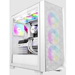 Корпус PCCOOLER C3D510 WH ARGB, без БП, E-ATX/ATX/Micro ATX - фото