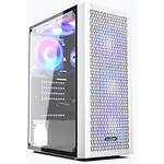 Корпус PCCOOLER DIAMOND MA100 MESH WH, без БП, ATX/Micro ATX - фото