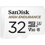 Фото microSD HC 32GB SanDisk MAX Endurance C10 UHS-I U3 V30 (SDSQQVR-032G-GN6IA) SD адаптер,R/W 100/40Mbs