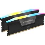 Изображение DDR-5 2шт x 32GB 6600МГц Corsair Vengeance RGB Black (CMH64GX5M2B6600C32) Фото DDR-5 2шт x 32GB 6600МГц Corsair Vengeance RGB Black (CMH64GX5M2B6600C32)