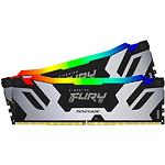 Фото DDR-5 2шт x 24GB 6400МГц Kingston FURY Renegade RGB (KF564C32RSAK2-48)