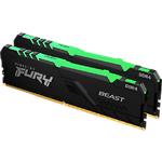 Фото DDR-4 2шт x 8GB 3733МГц Kingston FURY Beast RGB (KF437C19BB2AK2/16)