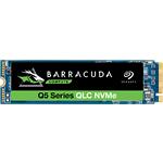 SSD жесткий диск Seagate BarraCuda Q5 500GB NVMe M.2 2280 PCIe Gen3 x4 (ZP500CV3A001) 2300/900 MB/s - фото