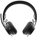 Изображение Logitech Zone Wireless Teams Graphite (981-000854) Bluetooth наушники с микрофоном #1 Фото Logitech Zone Wireless Teams Graphite (981-000854) Bluetooth наушники с микрофоном #1