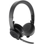 Изображение Logitech Zone Wireless Teams Graphite (981-000854) Bluetooth наушники с микрофоном #2 Фото Logitech Zone Wireless Teams Graphite (981-000854) Bluetooth наушники с микрофоном #2