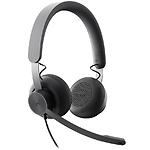 Изображение Logitech Zone Wired Graphite (981-000870) USB-A/USB-C наушники с микрофоном #1 Фото Logitech Zone Wired Graphite (981-000870) USB-A/USB-C наушники с микрофоном #1