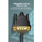 Изображение Кабель Vention (DAEBG) 1.5м, Black, VGA/VGA HD15M, феррофильтр #4 Фото Кабель Vention (DAEBG) 1.5м, Black, VGA/VGA HD15M, феррофильтр #4