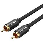 Изображение Кабель Vention (VAB-R09-B100) 1м, Black Metal, Coaxial Digital Audio Cable, RCA/RCA тюльпан Фото Кабель Vention (VAB-R09-B100) 1м, Black Metal, Coaxial Digital Audio Cable, RCA/RCA тюльпан
