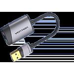 Фото Sound Card Vention (CDKHB) Gray Metal 0.15м, USB-A, 2 * 3.5mm female Audio #1