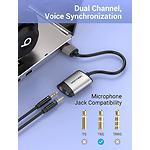 Фото Sound Card Vention (CDKHB) Gray Metal 0.15м, USB-A, 2 * 3.5mm female Audio #3