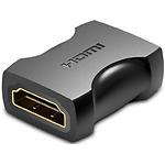 Переходник Vention (AIRB0) Adapter Black, HDMI Female to HDMI Female, 1080p HDMI 1.4 - фото