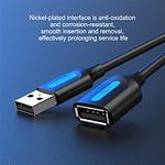 Фото Кабель Vention (CBIBI) 3м, black, USB 2.0 AM/AF, PVC #4