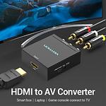 Изображение Конвертер Vention (AEEB0) HDMI to 3*RCA CVBS + Audio, PAL/NTSC #4 Фото Конвертер Vention (AEEB0) HDMI to 3*RCA CVBS + Audio, PAL/NTSC #4