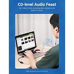 Фото Sound Card Vention (CDZB0) Black 0.15м, USB-A, 3.5mm female Audio 2.0, OMTP-CTIA #1