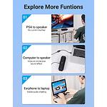 Фото Sound Card Vention (CDZB0) Black 0.15м, USB-A, 3.5mm female Audio 2.0, OMTP-CTIA #4