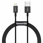 Изображение Кабель Baseus CALYS-C01 Superior USB-A/Lightning 2м Black 2.4A #2 Фото Кабель Baseus CALYS-C01 Superior USB-A/Lightning 2м Black 2.4A #2