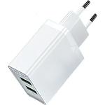 Изображение Сетевое ЗУ Vention (FBAW0-EU) 2 * USB-A, 3.5A, PD18W+QC3.0, White #1 Фото Сетевое ЗУ Vention (FBAW0-EU) 2 * USB-A, 3.5A, PD18W+QC3.0, White #1