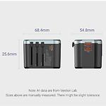 Изображение Сетевое ЗУ Vention (FJCB0) Universal Travel, 2*USB-A + USB-C, 3A, PD20W+QC3.0, Black #3 Фото Сетевое ЗУ Vention (FJCB0) Universal Travel, 2*USB-A + USB-C, 3A, PD20W+QC3.0, Black #3