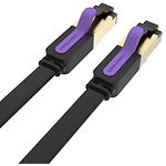 Изображение Кабель patch cord 10м FTP Black Vention Flat (ICABL), Cat.7 #2 Фото Кабель patch cord 10м FTP Black Vention Flat (ICABL), Cat.7 #2