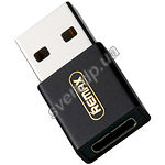 Изображение Переходник REMAX Joymove RA-USB3 Black (TypeC Female-USB Male) Фото Переходник REMAX Joymove RA-USB3 Black (TypeC Female-USB Male)