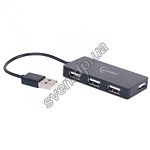 Изображение Концентратор HUB USB 2.0 Gembird UHB-U2P4-03 Фото Концентратор HUB USB 2.0 Gembird UHB-U2P4-03