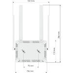 Фото Маршрутизатор KEENETIC Viva (KN-1912) WiFi, AC1300, 2.4GHz+5GHz, WAN, 4 GLan, 1xUSB2.0, 4 антенны #4