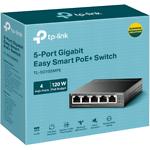 Изображение Коммутатор TP-Link TL-SG105MPE, Switch 5-port 10/100/1000, 4x PoE+ #2 Фото Коммутатор TP-Link TL-SG105MPE, Switch 5-port 10/100/1000, 4x PoE+ #2
