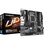 Изображение Материнская плата GIGABYTE Q670M D3H, S-1700, micro-ATX Фото Материнская плата GIGABYTE Q670M D3H, S-1700, micro-ATX