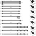 Фото Блок питания GAMEMAX GX-1050 PRO BK, 1050W, 80+ Platinum, Modular, 135мм. вент, ATX3.0 PCIe5.0 #8