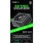 Фото Блок питания GAMEMAX GX-1050 PRO BK, 1050W, 80+ Platinum, Modular, 135мм. вент, ATX3.0 PCIe5.0 #9