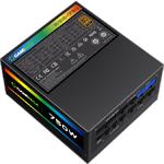 Изображение Блок питания GAMEMAX RGB-750 PRO, 750W модульный, ARGB, 80Plus GOLD #10 Фото Блок питания GAMEMAX RGB-750 PRO, 750W модульный, ARGB, 80Plus GOLD #10