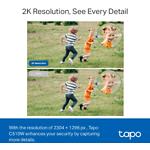 Изображение Сетевая камера TP-Link Tapo C510W IP-камера WiFi 802.11n, 3Мп 2304 x 1296, уличная, поворотная #4 Фото Сетевая камера TP-Link Tapo C510W IP-камера WiFi 802.11n, 3Мп 2304 x 1296, уличная, поворотная #4